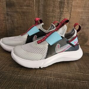 Nike Kids Sneakers in Gray, Pink, and Blue